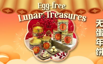 Egg-free Lunar Treasures 醇香五选 无蛋年饼